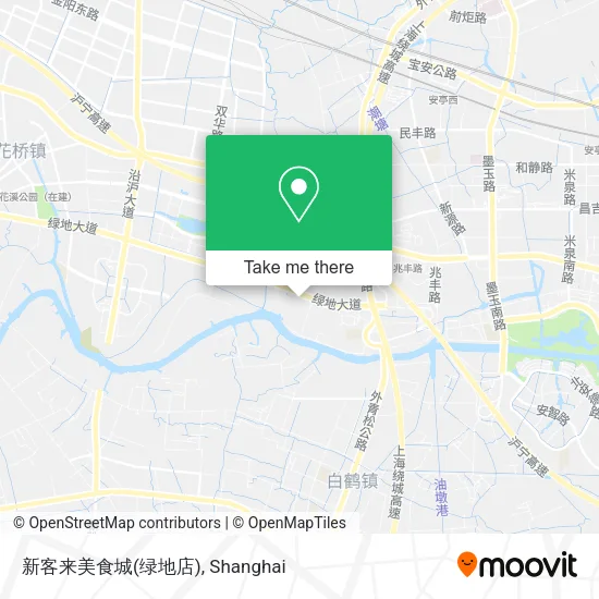 新客来美食城(绿地店) map