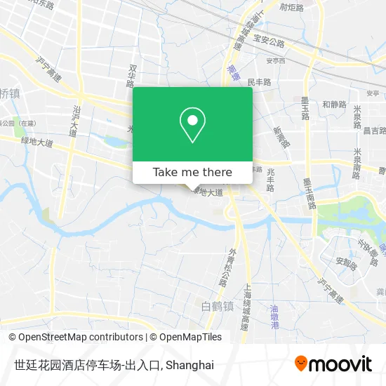 世廷花园酒店停车场-出入口 map