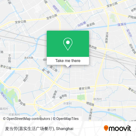 麦当劳(嘉实生活广场餐厅) map