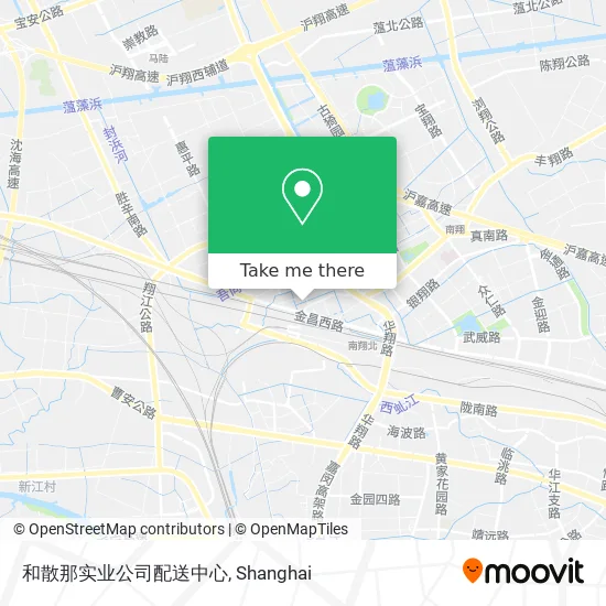 和散那实业公司配送中心 map