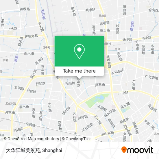 大华阳城美景苑 map