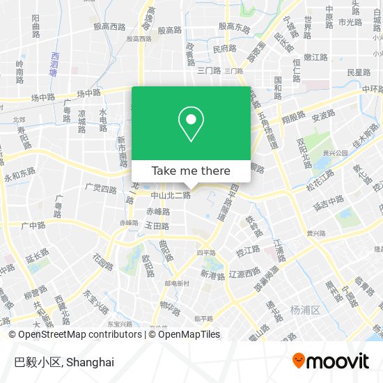 巴毅小区 map