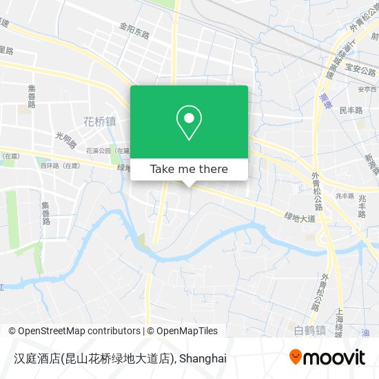 汉庭酒店(昆山花桥绿地大道店) map