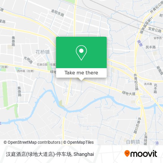 汉庭酒店(绿地大道店)-停车场 map