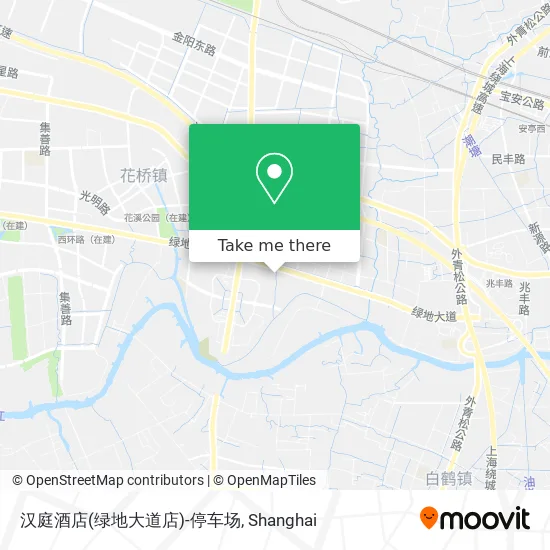 汉庭酒店(绿地大道店)-停车场 map