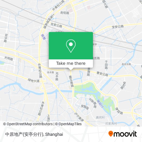 中原地产(安亭分行) map