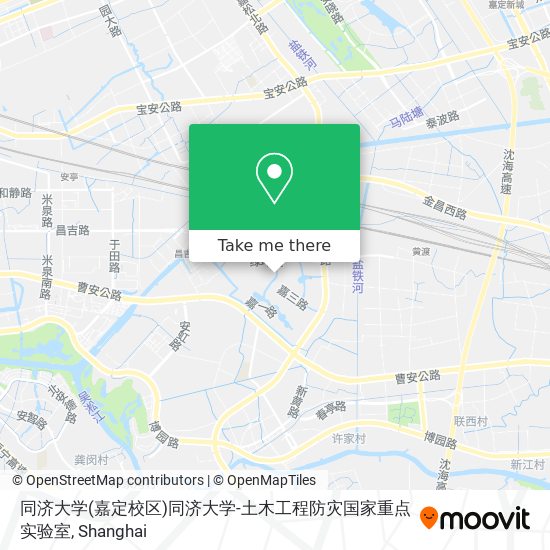 同济大学(嘉定校区)同济大学-土木工程防灾国家重点实验室 map