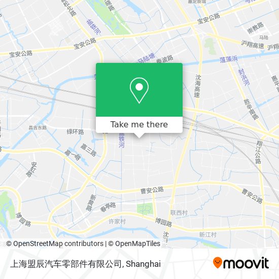 上海盟辰汽车零部件有限公司 map