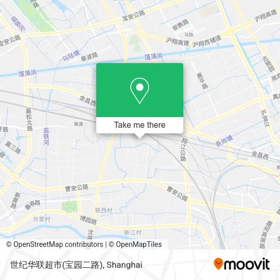 世纪华联超市(宝园二路) map