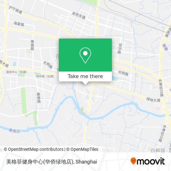 美格菲健身中心(华侨绿地店) map