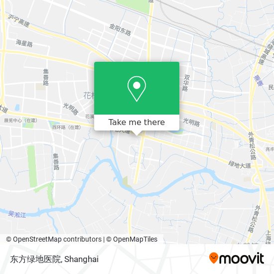 东方绿地医院 map