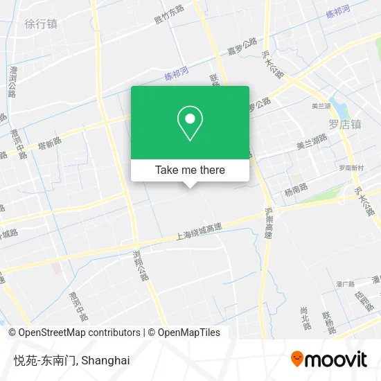 悦苑-东南门 map
