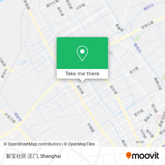 新宝社区-正门 map