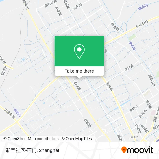 新宝社区-正门 map