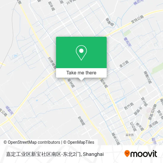 嘉定工业区新宝社区南区-东北2门 map