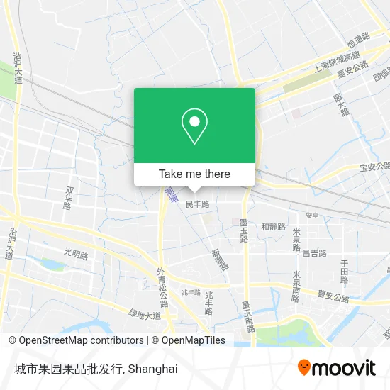 城市果园果品批发行 map