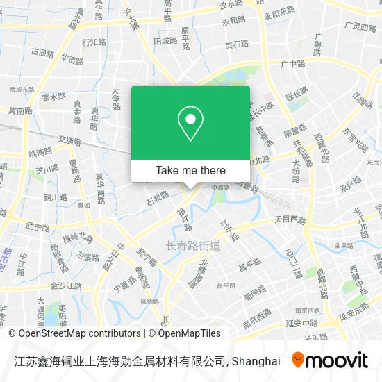 江苏鑫海铜业上海海勋金属材料有限公司 map