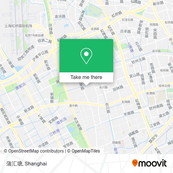 蒲汇塘 map