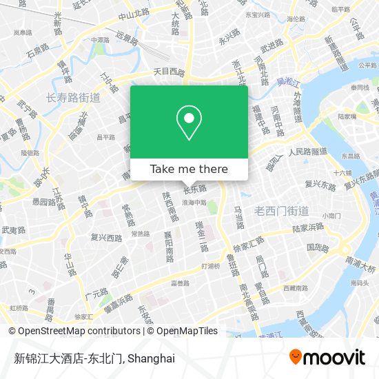 新锦江大酒店-东北门 map
