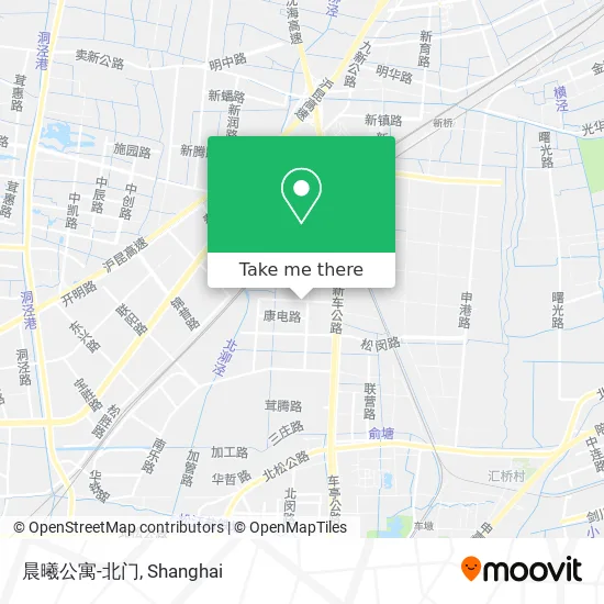 晨曦公寓-北门 map