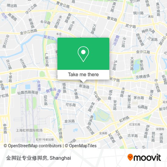 金脚趾专业修脚房 map