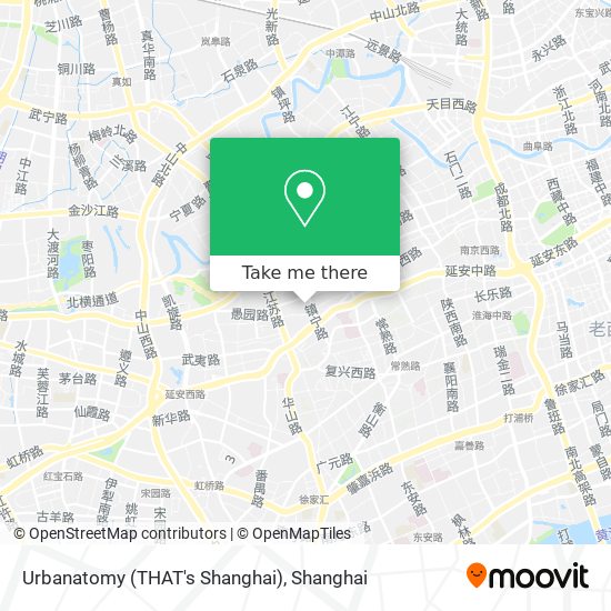 Urbanatomy (THAT's Shanghai) map
