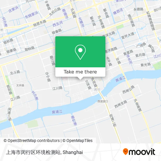 上海市闵行区环境检测站 map