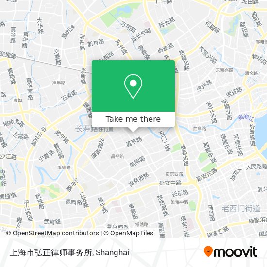 上海市弘正律师事务所 map