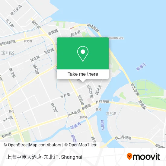 上海臣苑大酒店-东北门 map