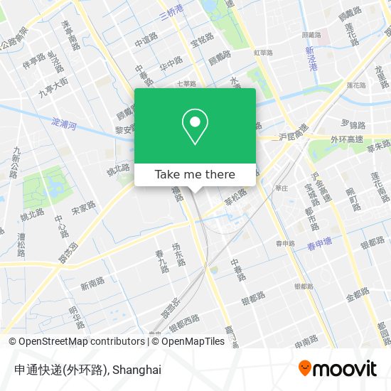 申通快递(外环路) map