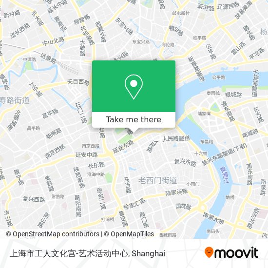 上海市工人文化宫-艺术活动中心 map