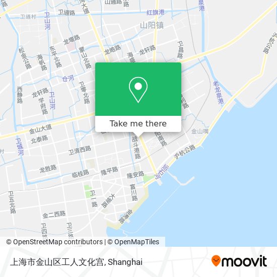 上海市金山区工人文化宫 map