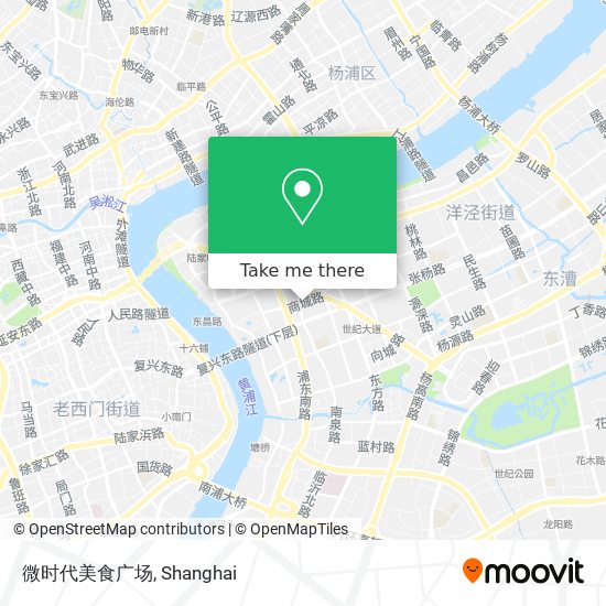 微时代美食广场 map