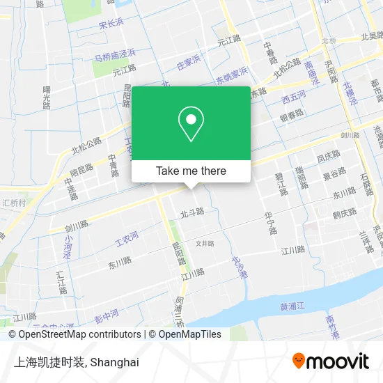 上海凯捷时装 map