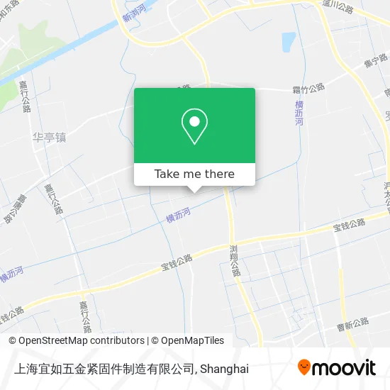 上海宜如五金紧固件制造有限公司 map