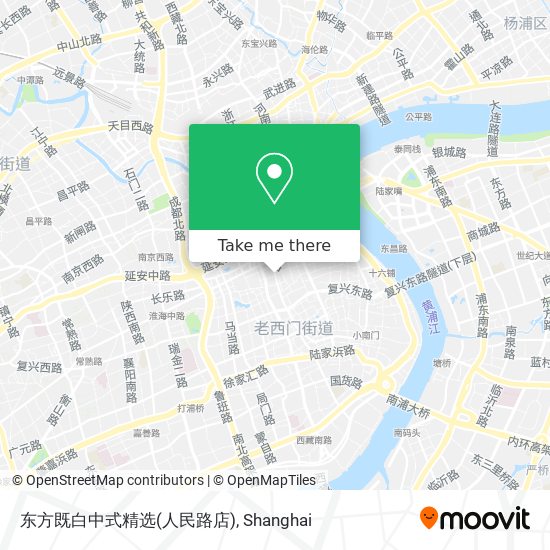 东方既白中式精选(人民路店) map