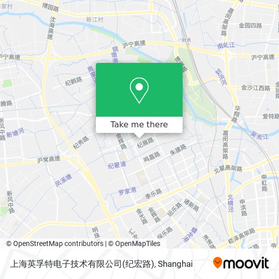 上海英孚特电子技术有限公司(纪宏路) map
