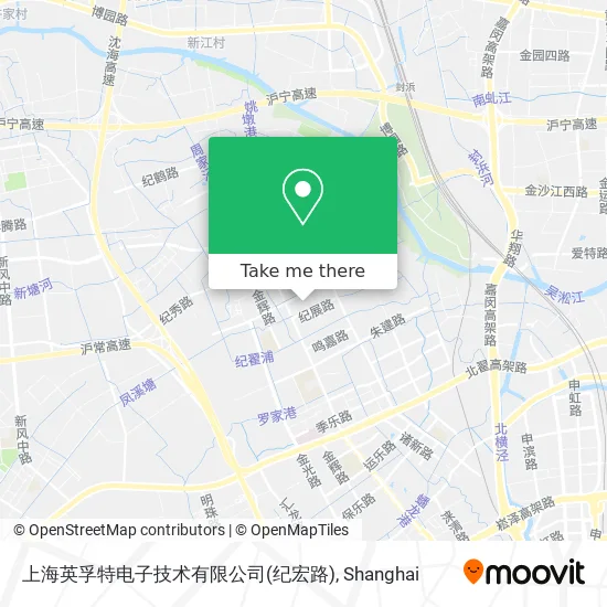 上海英孚特电子技术有限公司(纪宏路) map