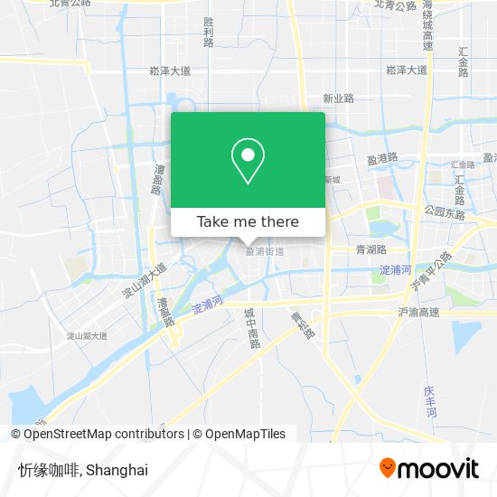忻缘咖啡 map