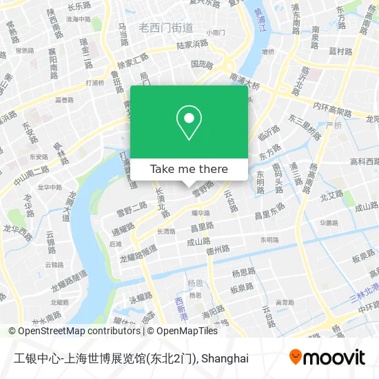 工银中心-上海世博展览馆(东北2门) map