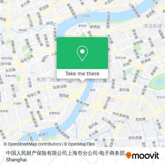 中国人民财产保险有限公司上海市分公司-电子商务部 map