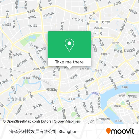 上海泽兴科技发展有限公司 map