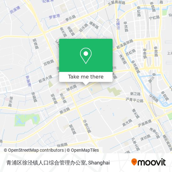 青浦区徐泾镇人口综合管理办公室 map