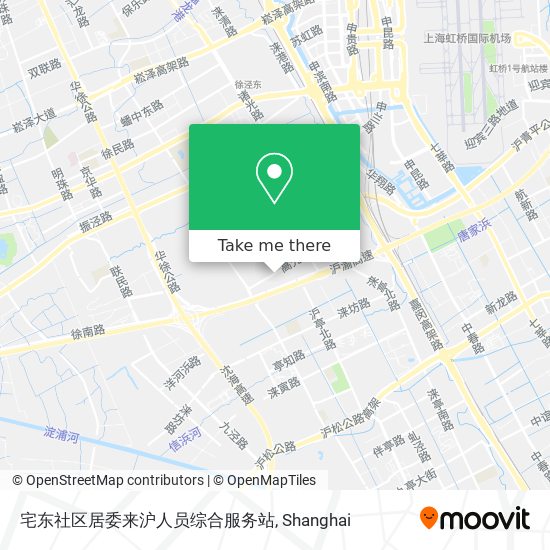 宅东社区居委来沪人员综合服务站 map