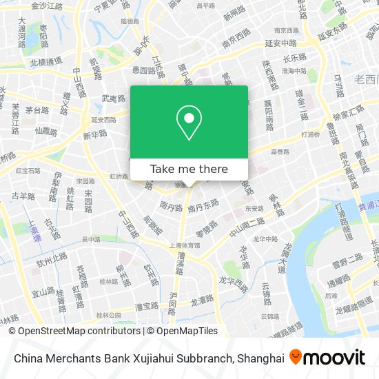 China Merchants Bank Xujiahui Subbranch map