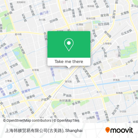 上海韩赕贸易有限公司(古美路) map