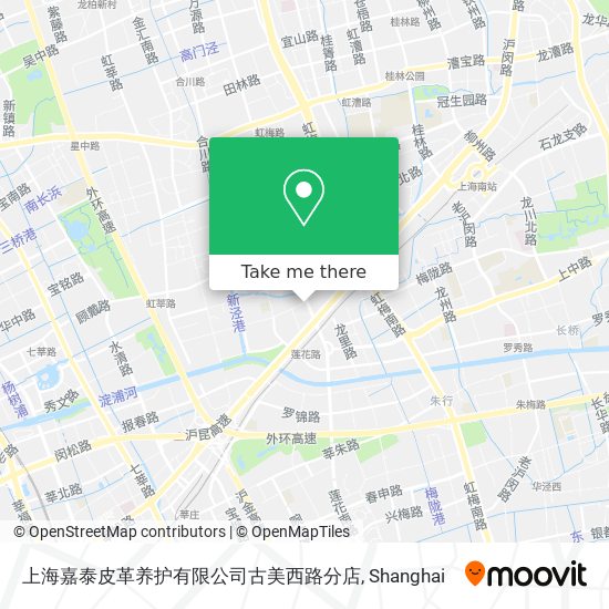 上海嘉泰皮革养护有限公司古美西路分店 map