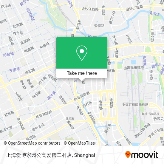 上海爱博家园公寓爱博二村店 map