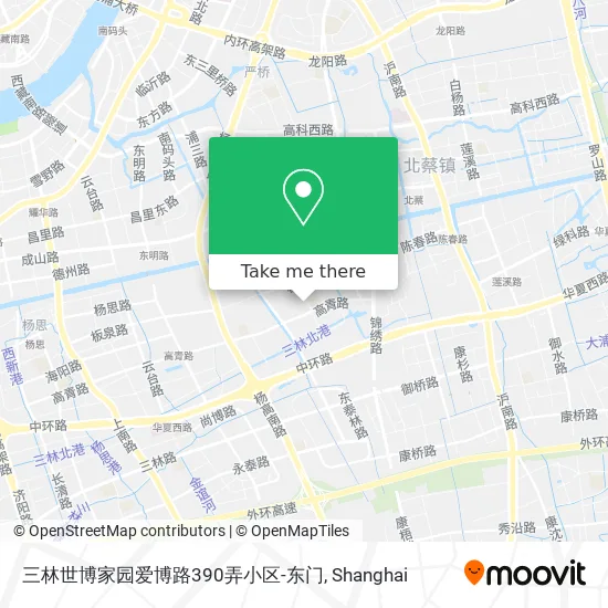 三林世博家园爱博路390弄小区-东门 map