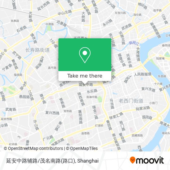 延安中路辅路/茂名南路(路口) map